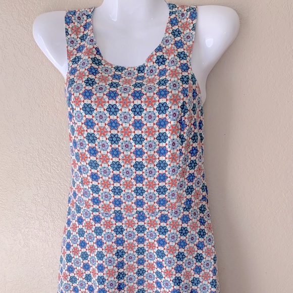 Anthropologie TULLE Stain Glass Americana Fit And Flare Midi Dress Size S - Picture 3 of 8